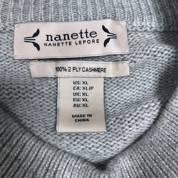Nanette Lepore Cashmere Cable Knit Sweater - Picture 6 of 10